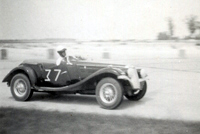 Carroll Smith driving his MG-TF